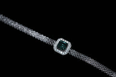 Monment Muse|925 silver Cultivate emeralds for jewelry  white 18K gold Dinner bracelet