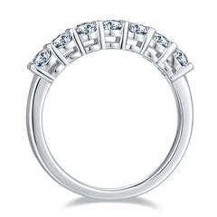 Monment Muse|925 silver  Proposal Mossan diamond ring white 18K gold Eternal ring