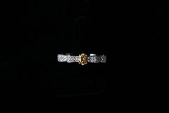 Monment Muse|925 silver gem bow diamond ring white 18K gold